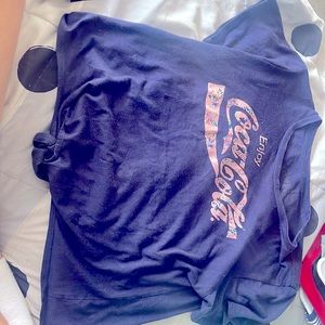 Coca-Cola navy blue shirt